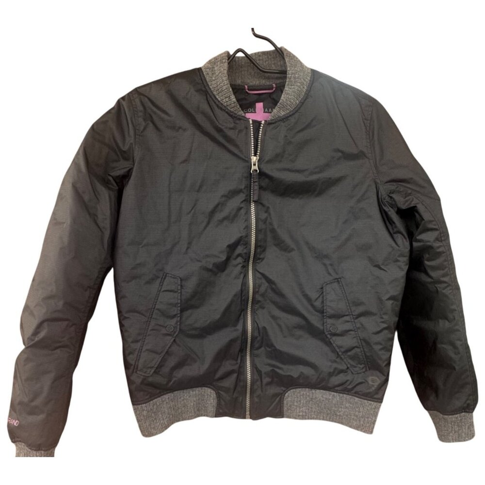 Mountain Hardwear Bomber Women's Small Jacket Black Goose Down Filled Cole Haan